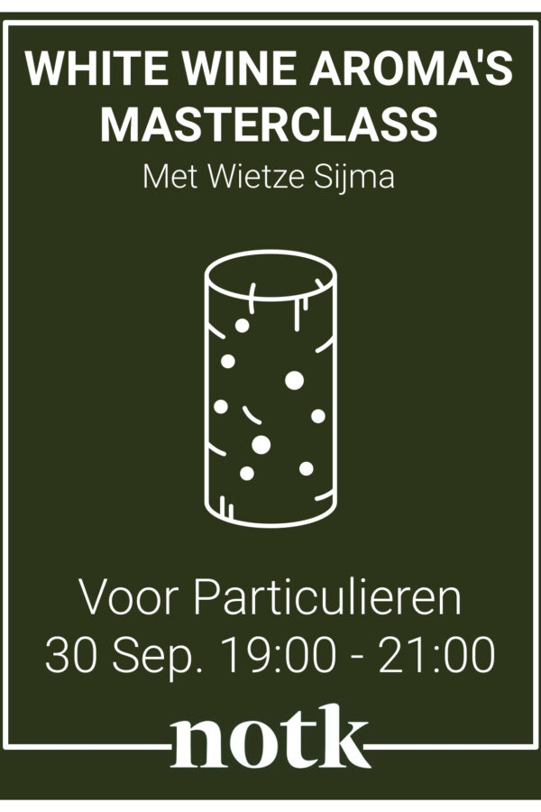 Ticket - White Wine Aroma's with Sietze Wijma - Particulieren